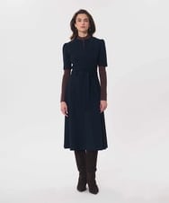 VZEAG26650 TARA JARMON(タラ ジャーモン) ヘビークレープロングドレス ミッドナイトブルー