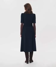 VZEAG26650 TARA JARMON(タラ ジャーモン) ヘビークレープロングドレス ミッドナイトブルー