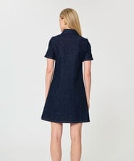 VZEGD04500 TARA JARMON(タラ ジャーモン) ジッパーデニムドレス ネイビー
