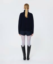 VZFAD18450 TARA JARMON(タラ ジャーモン) メリノアルパカタートルネックニット ネイビー