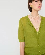 VZFGD11360 TARA JARMON(タラ ジャーモン) サマーモヘアニット アップルグリーン