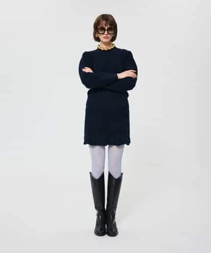 VZHAD08360 TARA JARMON ウールミックスニットスカート