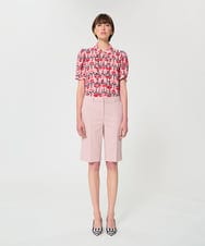 VZLGD02470 TARA JARMON(タラ ジャーモン) テクスチャードウールパンツ ブラッシュピンク