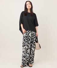 ZMBIE09098 al'aise modulation(アレーズモジュレーション) ダーツデザインブラウス ブラック