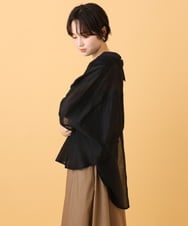 ZMBJE11140 al'aise modulation(アレーズモジュレーション) バックボタンデザインスキッパーシャツ ブラック