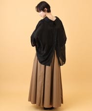 ZMBJE11140 al'aise modulation(アレーズモジュレーション) バックボタンデザインスキッパーシャツ ブラック