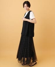 ZMDIE02130 al'aise modulation(アレーズモジュレーション) Vフロントデザインベスト ブラック