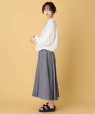 ZMEIE18150 al'aise modulation(アレーズモジュレーション) 【洗える】タックプリーツワンピース ダークグレー