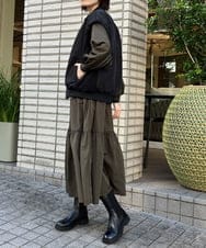 ZMJAW26178 al'aise modulation(アレーズモジュレーション) ボア切り替え中綿グベスト ブラック
