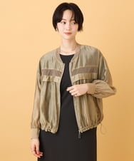 ZMJJE01150 al'aise modulation(アレーズモジュレーション) シアーバルーンブルゾン ベージュ