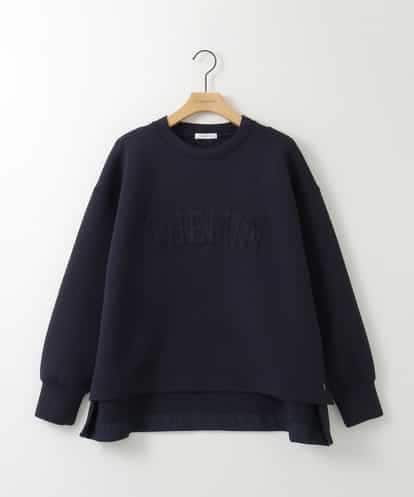 ZMKAH25098 al'aise modulation ループパイル刺繍ロゴプルオーバー
