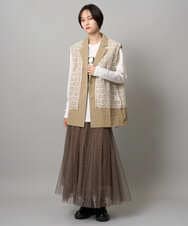 ZMKAH41080 al'aise modulation(アレーズモジュレーション) ロゴプリントロングTシャツ ホワイト