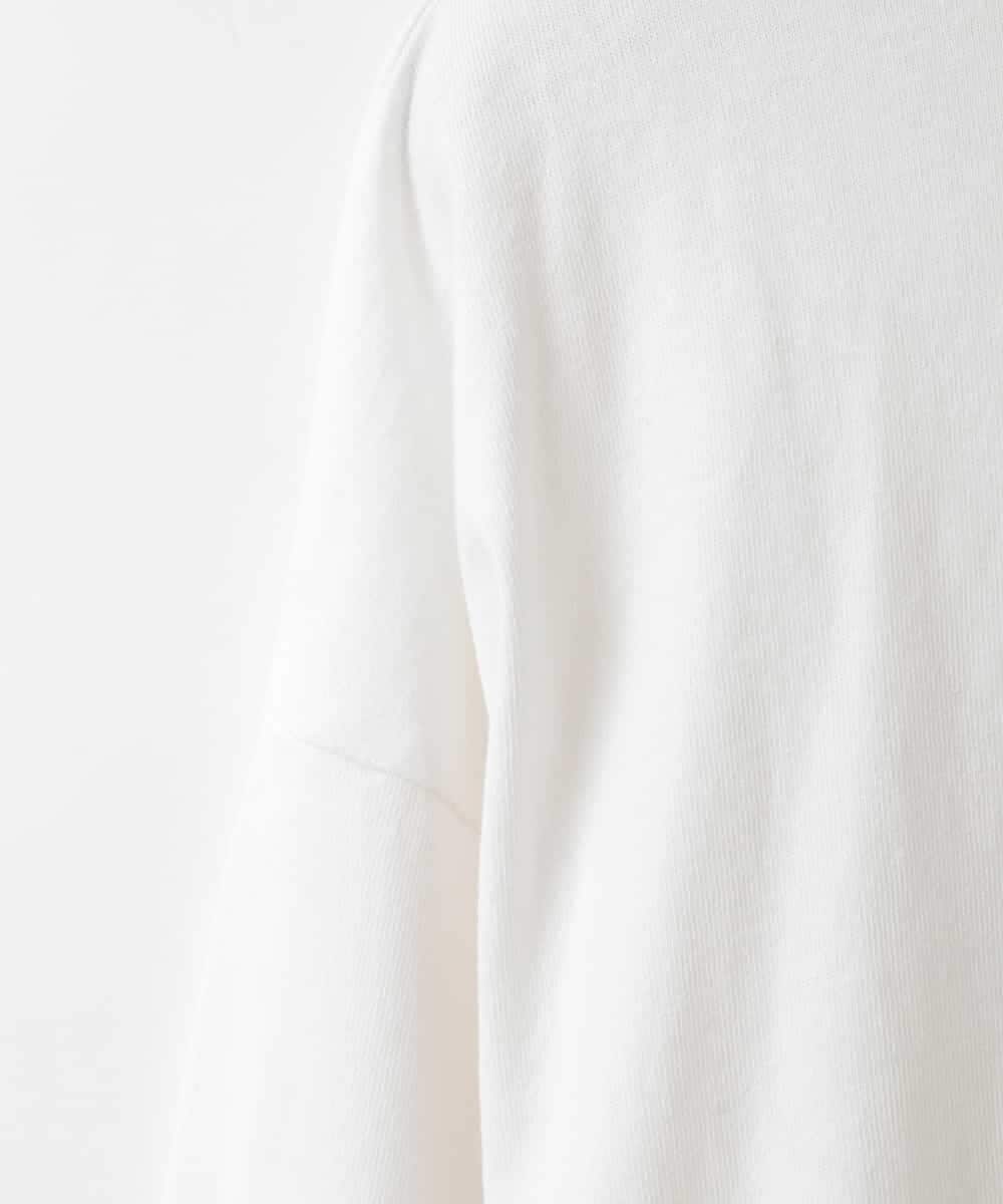 ZMKAH41080 al'aise modulation(アレーズモジュレーション) ロゴプリントロングTシャツ ホワイト