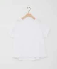 ZMKHE18079 al'aise modulation(アレーズモジュレーション) 立体ロゴオーバーシルエットTシャツ ホワイト