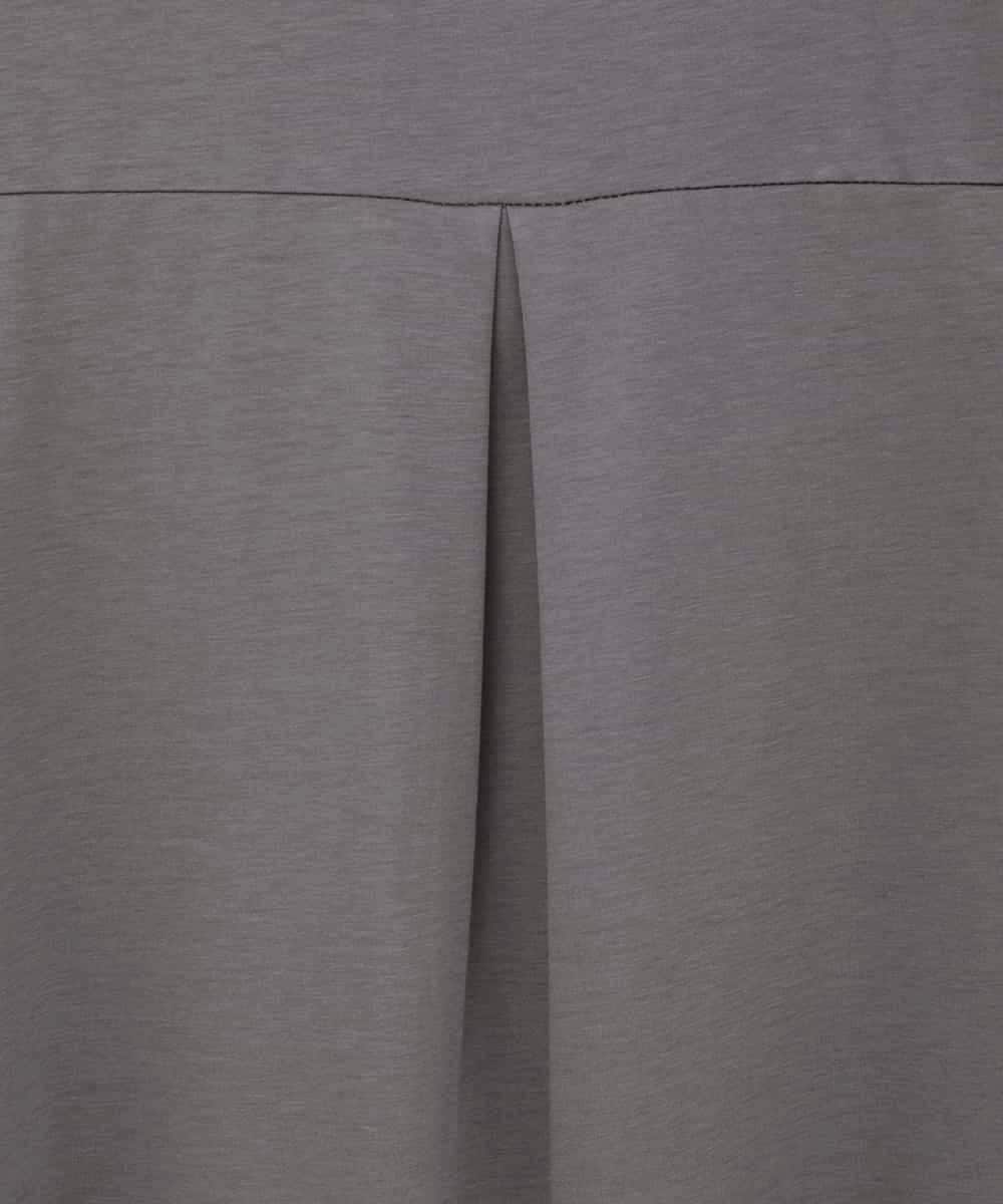 ZMKHE18079 al'aise modulation(アレーズモジュレーション) 立体ロゴオーバーシルエットTシャツ ダークグレー