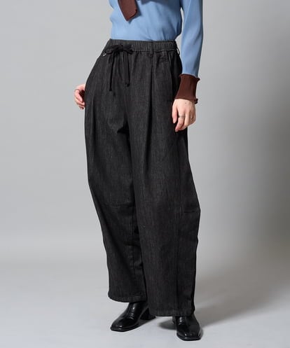 ZMLAH20150  ウエストゴムバレルデニムパンツ