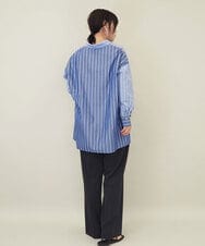 ZMLEE01105 al'aise modulation(アレーズモジュレーション) 【セットアップ対応】【洗える】フルダルワイドパンツ ネイビー