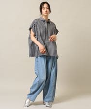 ZMLHE03150 al'aise modulation(アレーズモジュレーション) イージーカーブデニムパンツ ライトブルー